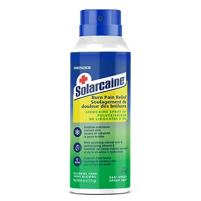 Solarcaine First Aid Lidocaine Spray, 113 g
