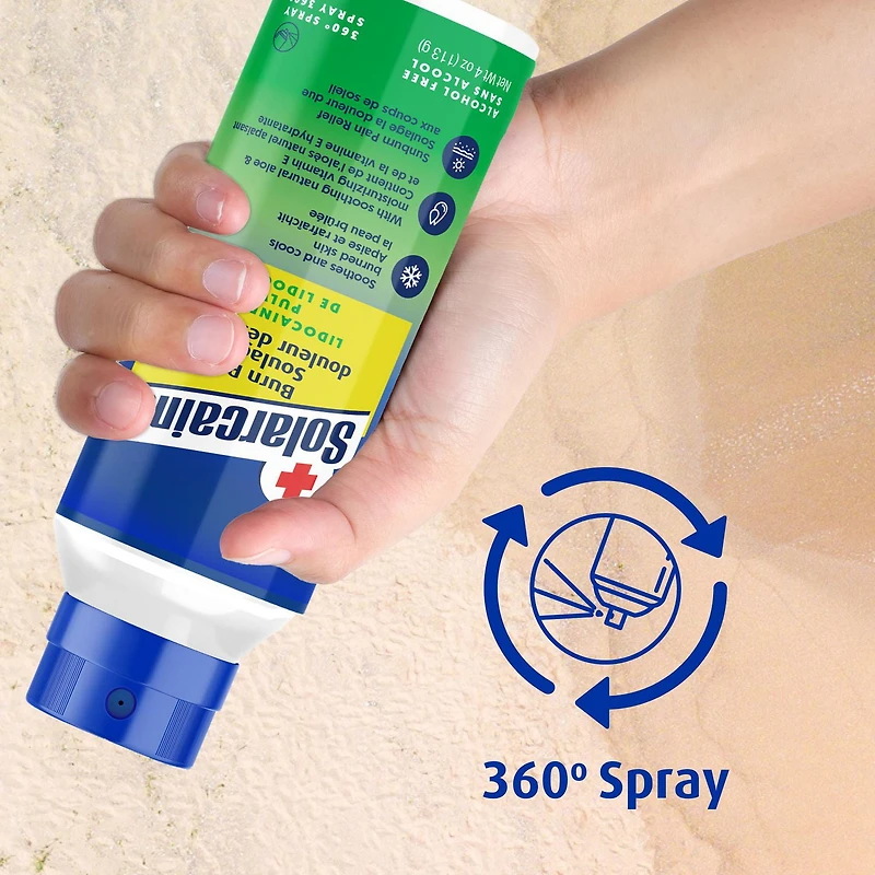 Solarcaine First Aid Lidocaine Spray, 113 g