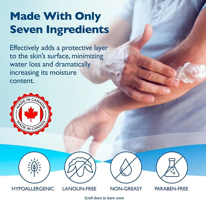 Glaxal Base Sensitive Skin Moisturizing Cream, Relieves Dry, Chapped and Rough Skin, 450g