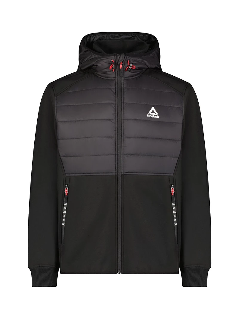 Reebok Men's Softshell Hooded Jacket