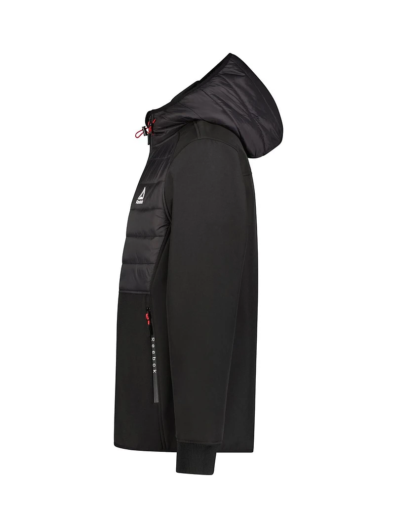 Reebok Men's Softshell Hooded Jacket