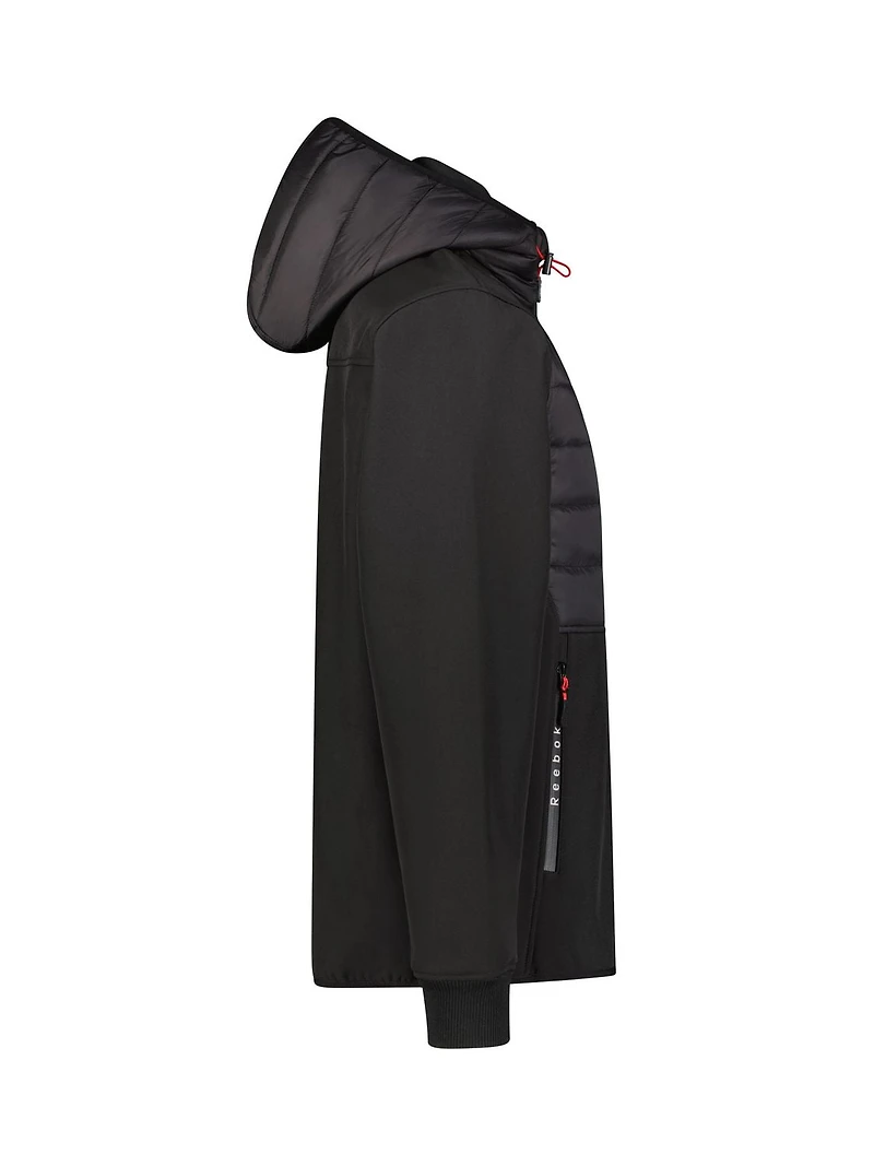 Reebok Men's Softshell Hooded Jacket