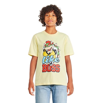 T-shirt à manches courtes Super Mario pour garçons