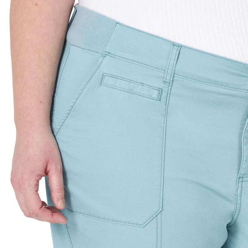 Lee Riders Women's Plus Comfort Waist Utility Capri