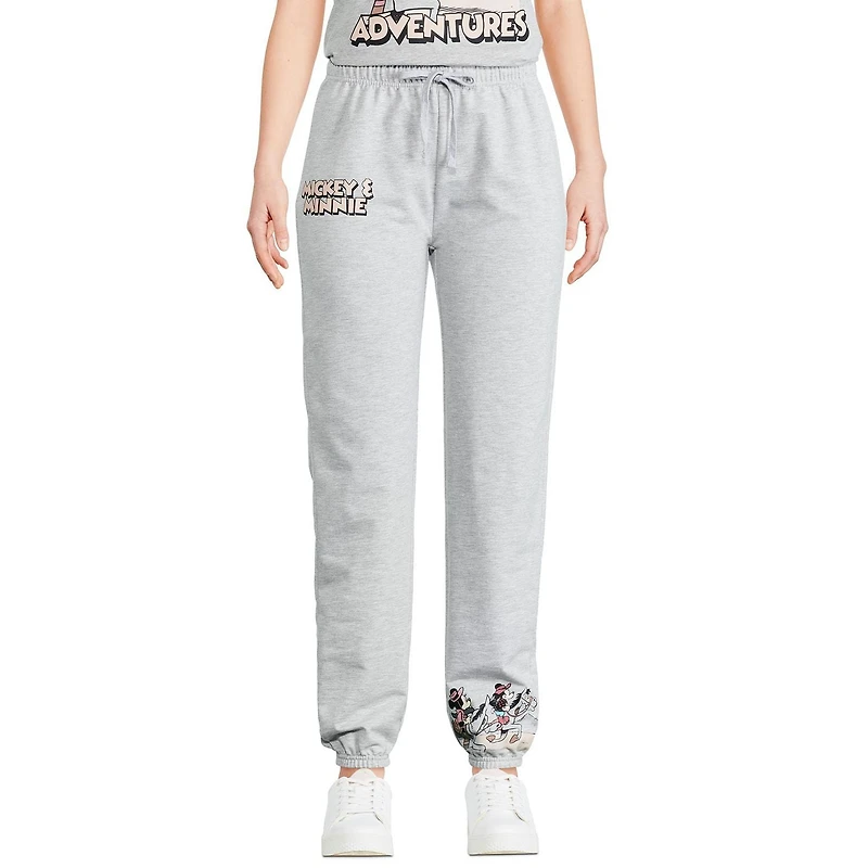 Disney Women's Mickey and Minnie Mouse Jogger, Sizes XS-XL
