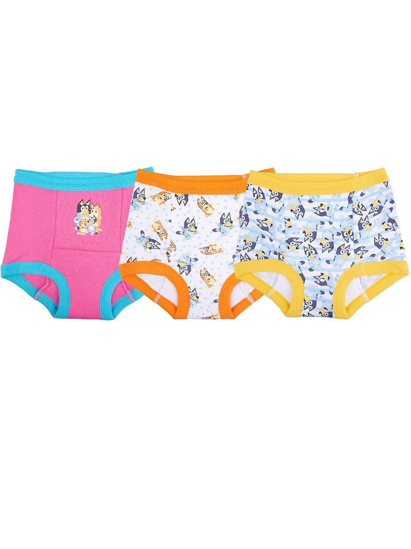 Bluey Potty Training Pants Underwear, 3-Pack (Toddler Girls),