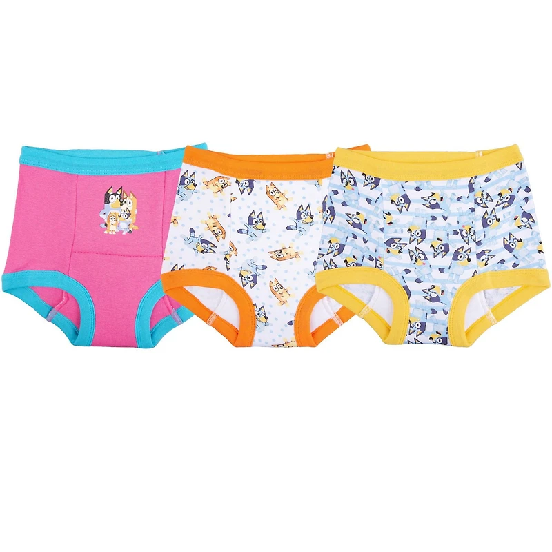 Bluey Potty Training Pants Underwear, 3-Pack (Toddler Girls),