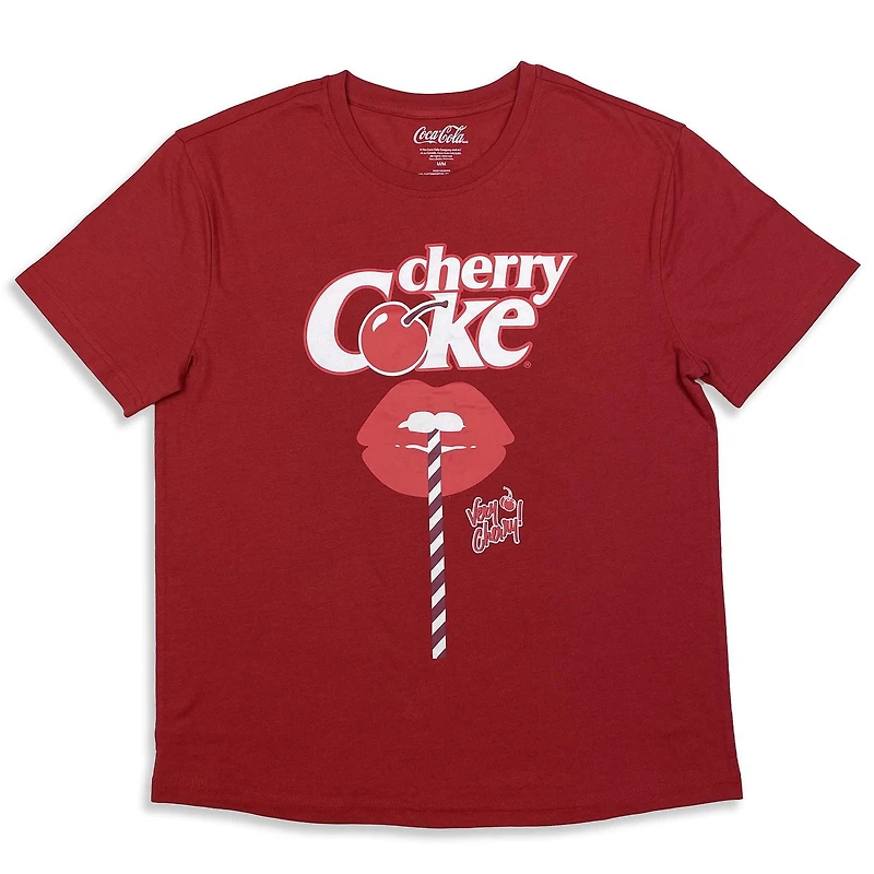 Coke Tee shirt femme. Ce t-shirt à manches courtes et col rond pour femme peut facilement être porté avec votre jean ou votre bas préféré