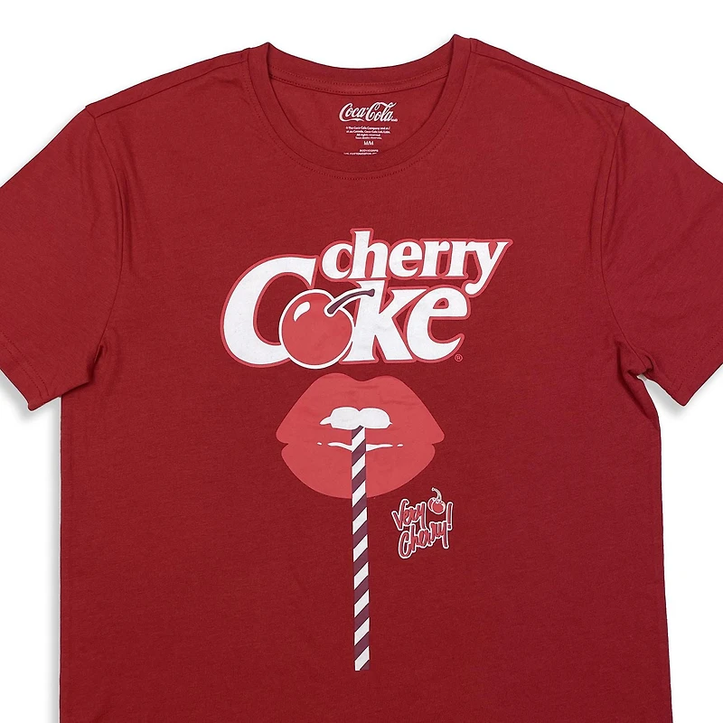 Coke Tee shirt femme. Ce t-shirt à manches courtes et col rond pour femme peut facilement être porté avec votre jean ou votre bas préféré