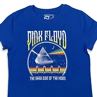 Pink Floyd Tee shirt femme. Ce t-shirt à manches courtes ajusté et col rond pour femme peut facilement être porté avec votre jean ou votre bas préféré et