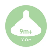 Dr. Brown's Narrow Nipple, Y-Cut (9m+), 6-Pack