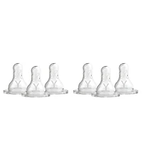 Dr. Brown's Narrow Nipple, Y-Cut (9m+), 6-Pack