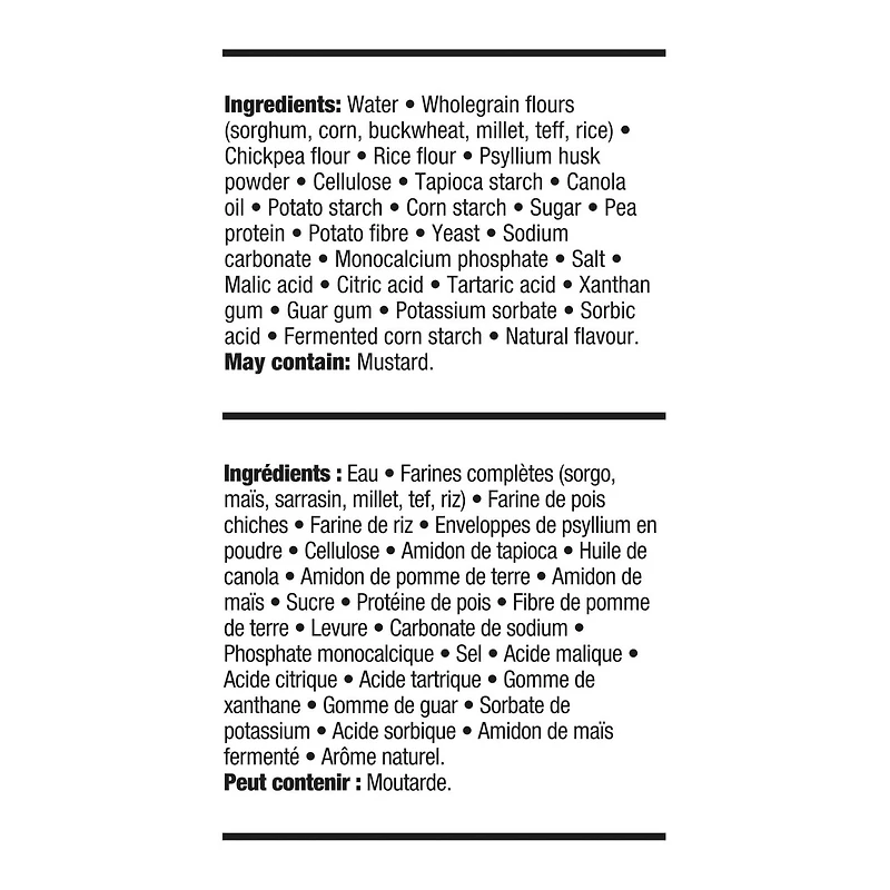 Tortillas originales Promise Gluten Free 4 tortillas, total de 168 g