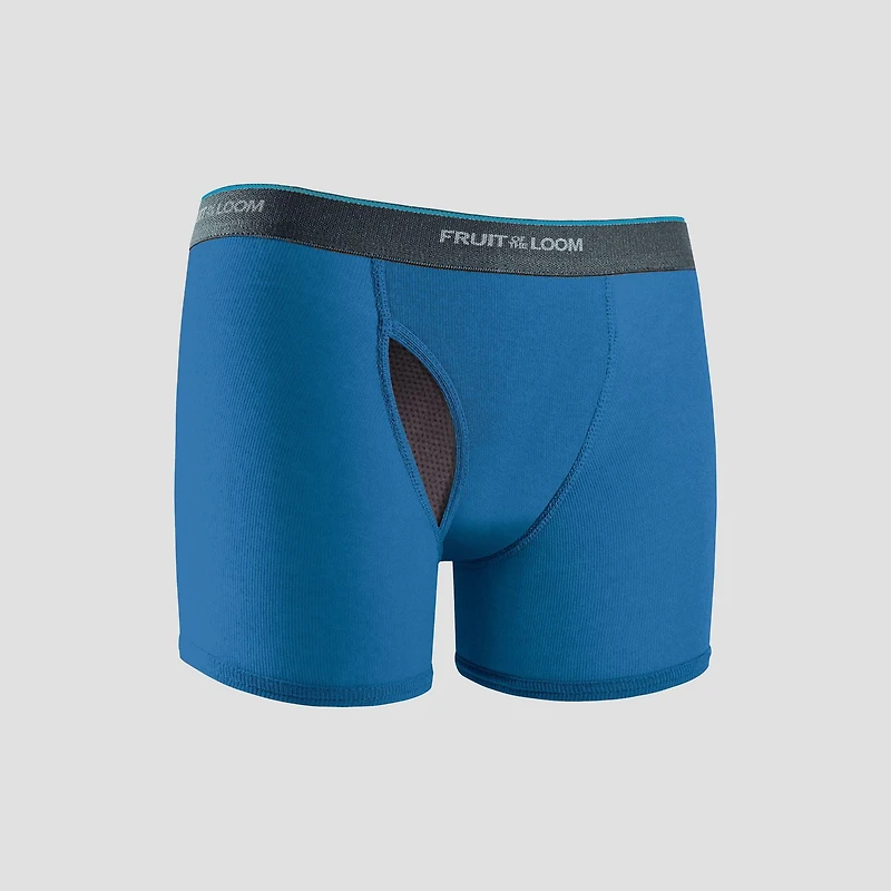 Caleçons boxeurs Fruit of the Loom imprimés/unis/rayés pour garçons, paq. de 5 Tailles P-TG