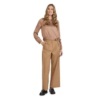Pantalon à jambes larges avec boucles au dos de Mexx pour femmes