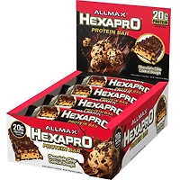 Allmax Hexapro Barre Protéinée Chocolat Beurre de Cacahuète Tasse Barre énergétique en protéines<br>20G de protéines