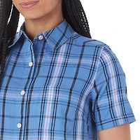 Lee Riders Women's Short Sleeve Woven Shirt