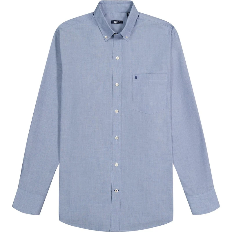 IZOD TISSÉ CLASSIQUE À MANCH LONG HOMME