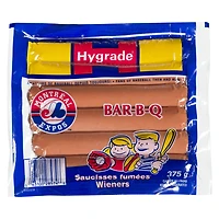 Saucisses fumées barbecue Hygrade
