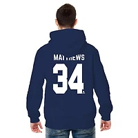 Chandail à capuchon à manches longues Auston Matthews des Maple Leafs de Toronto de la LNH pour hommes