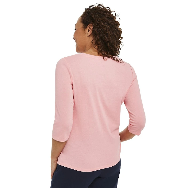 Penman's Women's Printed 3/4 Sleeve Tee