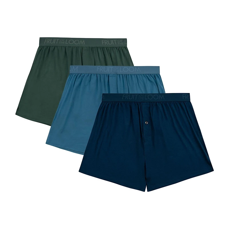 Boxeurs en Tricot EcoVero pour hommes, Paquet de 3 P-TG