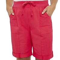 Short avec ceinture montée côtelée Penmans pour femmes