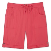 Short avec ceinture montée côtelée Penmans pour femmes