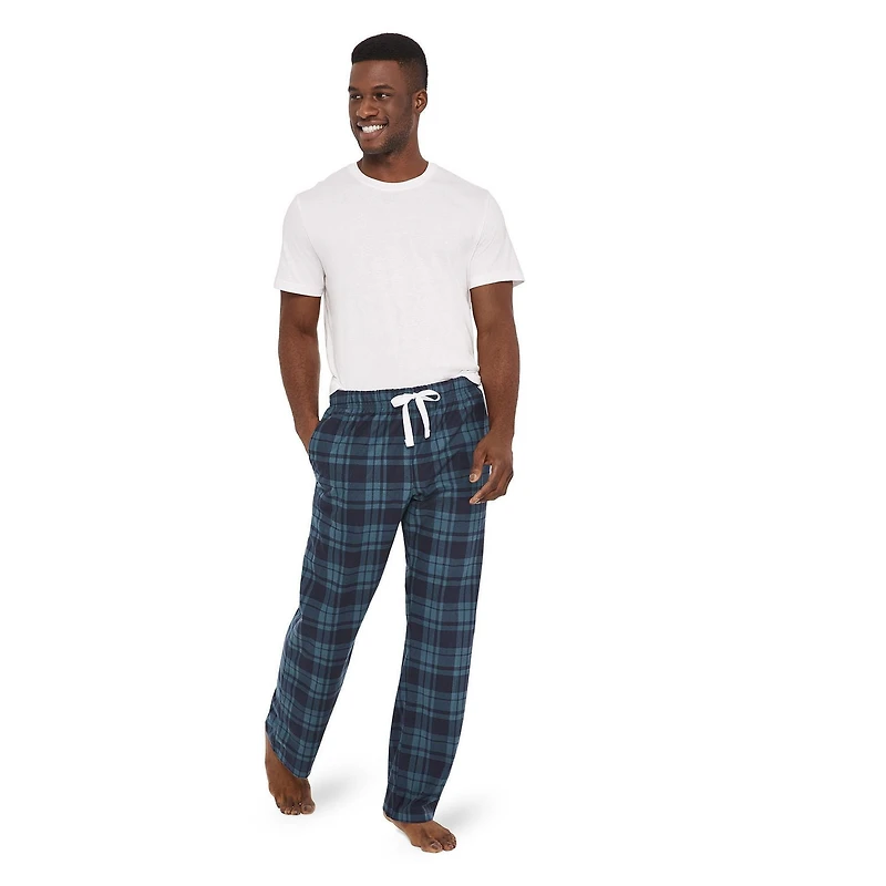 Pantalon de pyjama brossé à carreaux Buffalo George pour hommes