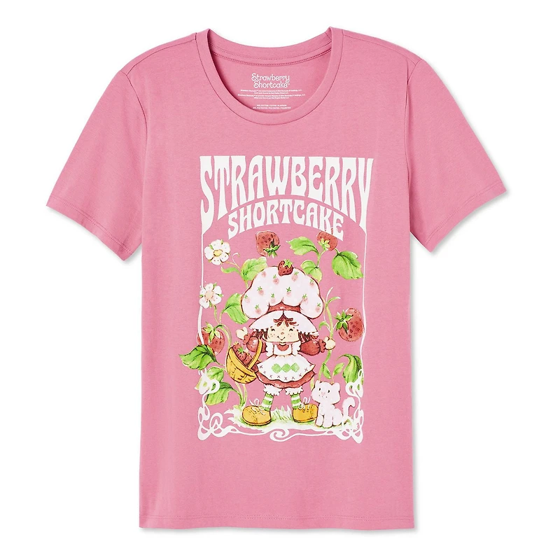 Strawberry Shortcake Women's Graphic Tee, Sizes XS-XL