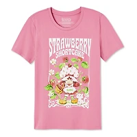 Strawberry Shortcake Women's Graphic Tee, Sizes XS-XL