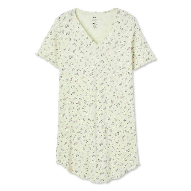 George Women's Pointelle Sleepshirt, Sizes S-XL