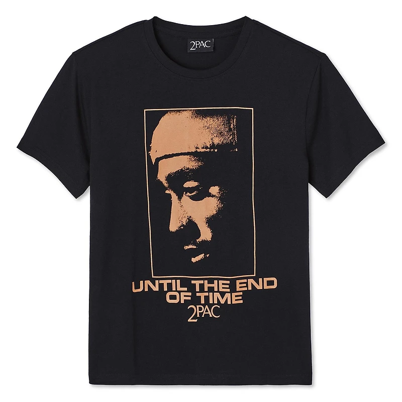 T-shirt à manches courtes Tupac pour femmes Tailles TP–TG