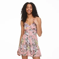 No Boundaries Women's Strappy Babydoll Dress