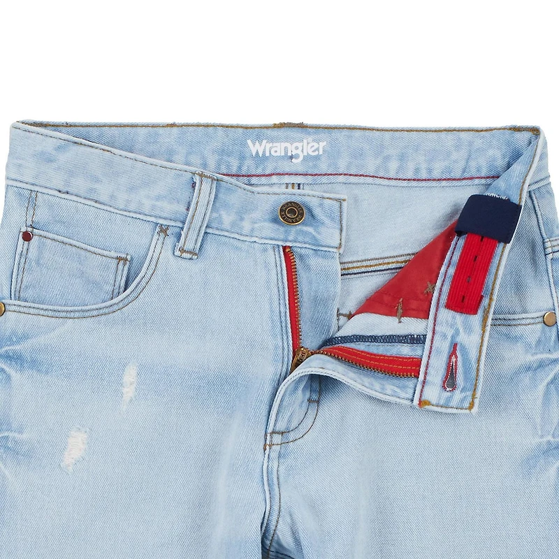 Wrangler Short en Denim 5 Poches Pour Garçon