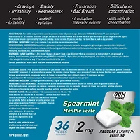 Thrive Complete Gum 2mg Regular Strength Nicotine Replacement - Thrive Gum, Fresh Spearmint, 36 count