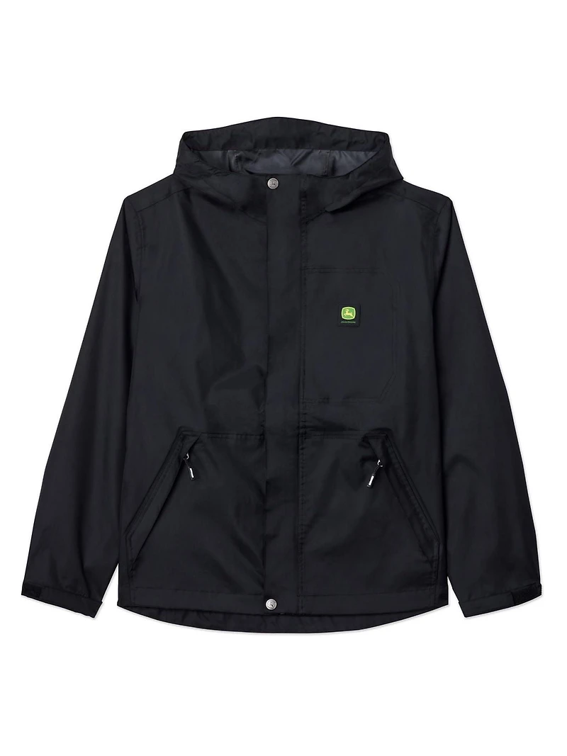John Deere Men's and Big Plush Rain Jacket, Jacket