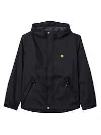 John Deere Men's and Big Plush Rain Jacket, Jacket