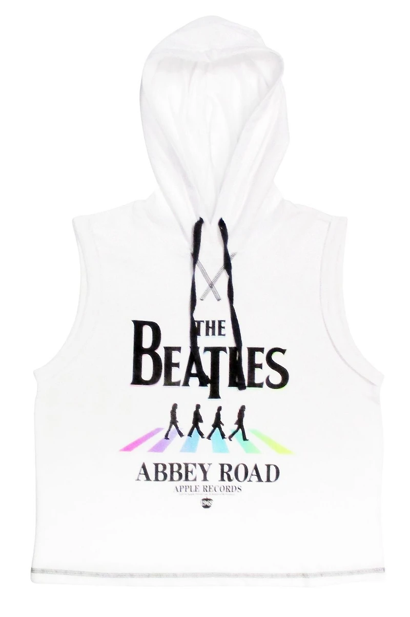 The Beatles Sweat à capuche sans manches pour femme