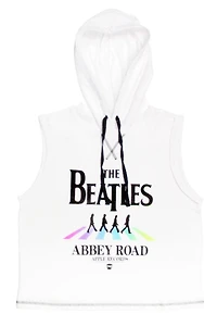 The Beatles Sweat à capuche sans manches pour femme