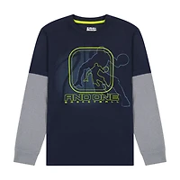 AND1 Boys Fade Away Long Sleeve Graphic Tee