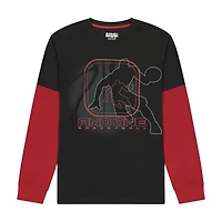 AND1 Boys Fade Away Long Sleeve Graphic Tee