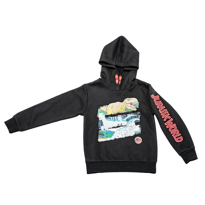 Sweat à capuche à manches longues Jurassic World Dino Scenes pour garçon