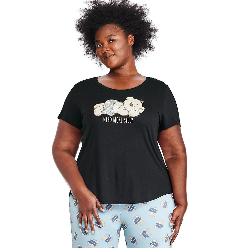 T-shirt à encolure dégagée George Plus pour femmes
