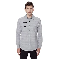 Chemise à manches longues Dark Black pour hommes