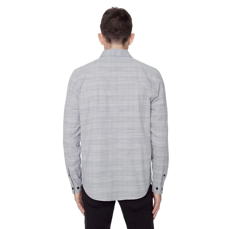 Chemise à manches longues Dark Black pour hommes