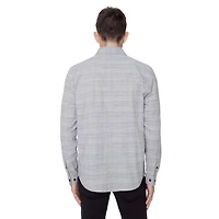 Chemise à manches longues Dark Black pour hommes