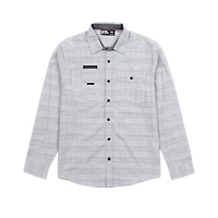 Chemise à manches longues Dark Black pour hommes
