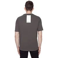 Dark Black Men's Short-Sleeve Graphic  T-Shirt