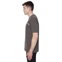 Dark Black Men's Short-Sleeve Graphic  T-Shirt